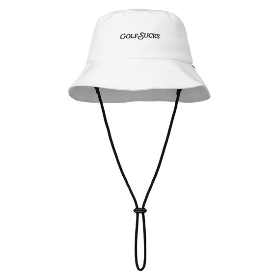 Travis Mathew Golf Sucks Bucket Hut, weiss
