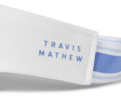 Travis Mathew Pathfinder Damen Visor, weiss
