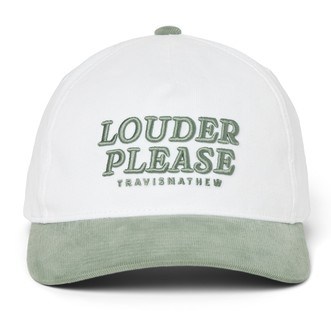 Travis Mathew Louder Please Herren Cap, weiss