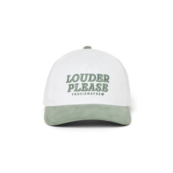 Travis Mathew Louder Please Herren Cap, weiss