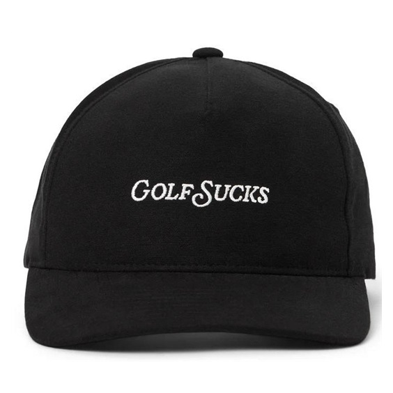 Travis Mathew Golf Sucks Herren Cap, schwarz