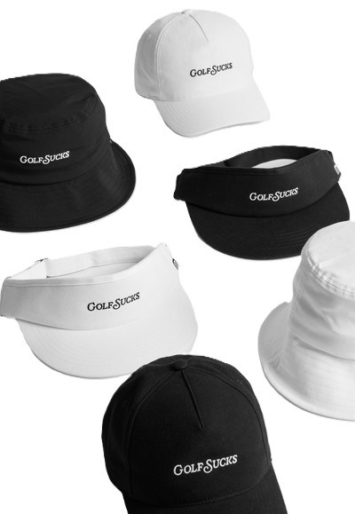 Travis Mathew Golf Sucks Herren Cap, schwarz