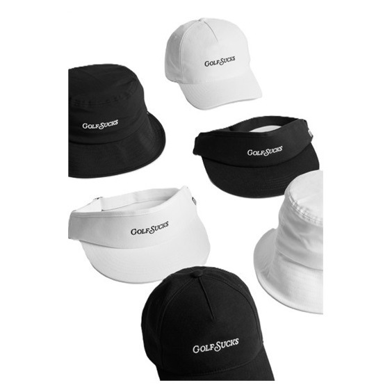 Travis Mathew Golf Sucks Herren Cap, schwarz