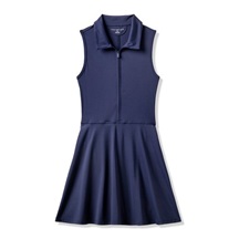 Travis Mathew Moveknit Sleeveless Polo Golfkleid, dunkelblau
