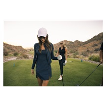 Travis Mathew Moveknit Sleeveless Polo Golfkleid, dunkelblau