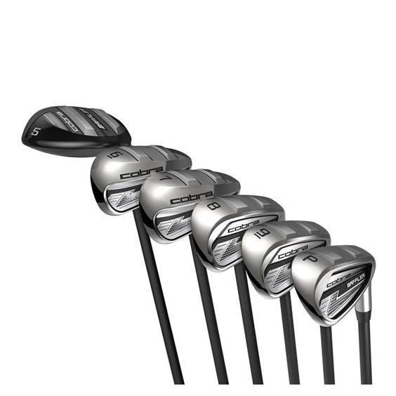 Cobra BAFFLER Black Silver Herren Kombi-Schlägerset, Graphit