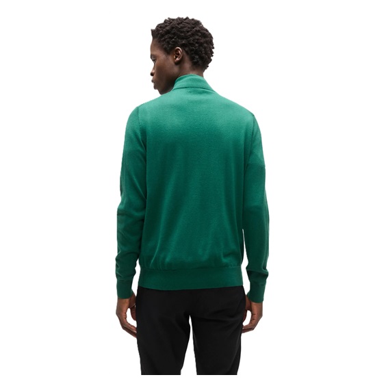 Callaway 1/4 Zip Mock Herren Pullover, deep galapagos green
