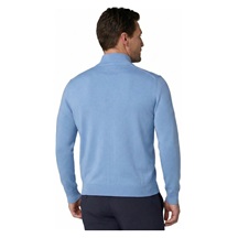 Callaway 1/4 Zip Mock Herren Pullover, vista blue