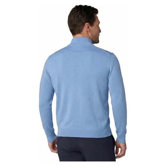 Callaway 1/4 Zip Mock Herren Pullover, vista blue