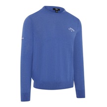 Callaway Crew Neck Merino Mix Herren Pullover, blau