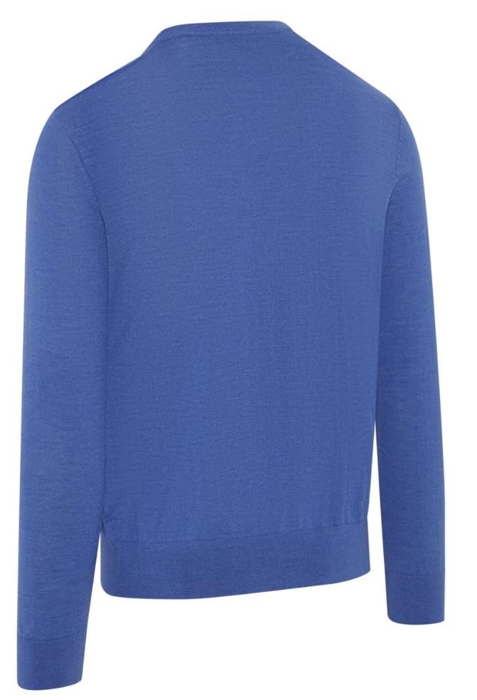 Callaway Crew Neck Merino Mix Herren Pullover, blau