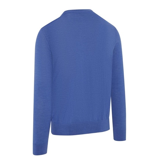 Callaway Crew Neck Merino Mix Herren Pullover, blau