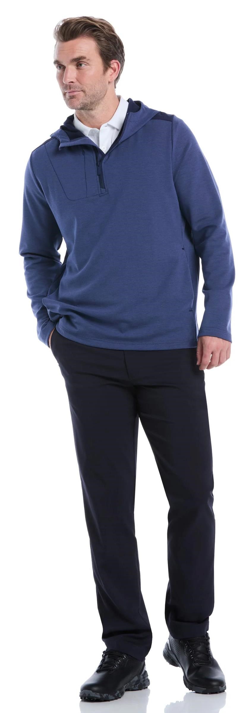 Callaway Soft Touch 1/4 Zip Premium Herren Sweatshirt, dunkelblau