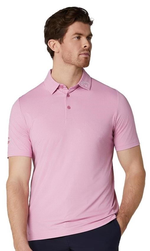 Callaway Odyssey Print Herren Poloshirt, rose bouquet