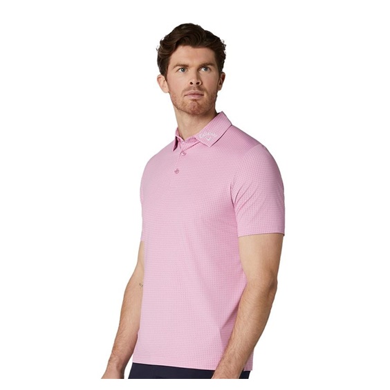Callaway Odyssey Print Herren Poloshirt, rose bouquet