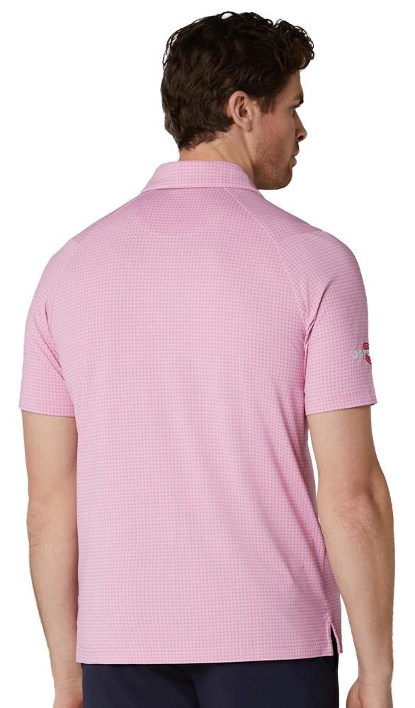 Callaway Odyssey Print Herren Poloshirt, rose bouquet