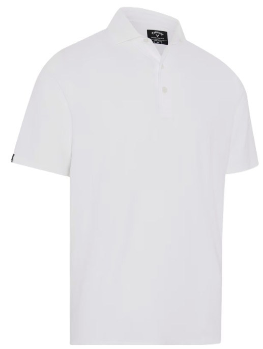 Callaway Premium Solid Cooling Herren Poloshirt, weiss