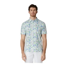 Callaway Nautical Conversational Print Herren Poloshirt, bright white