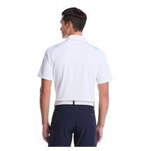 Callaway Driving Range Engineered Print Herren Poloshirt, weiss