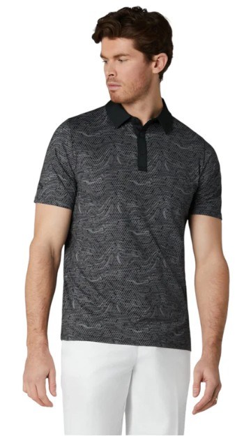 Callaway Hex Marble Herren Poloshirt, caviar