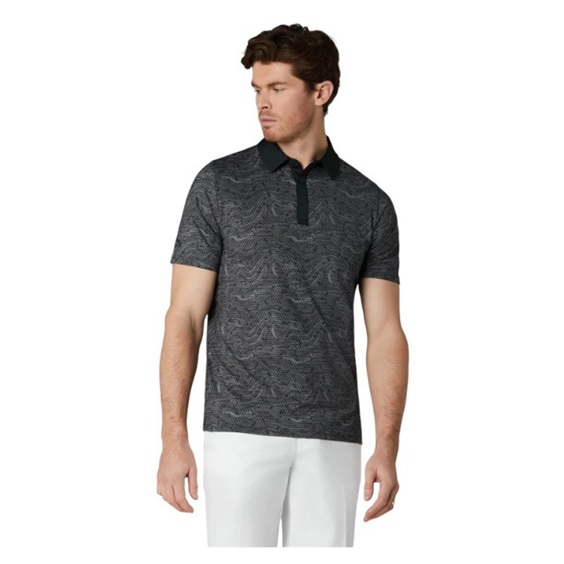 Callaway Hex Marble Herren Poloshirt, caviar