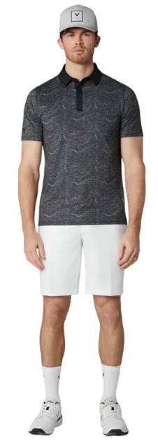 Callaway Hex Marble Herren Poloshirt, caviar