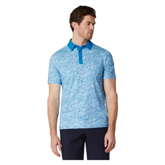 Callaway Hex Marble Herren Poloshirt, brilliant blue