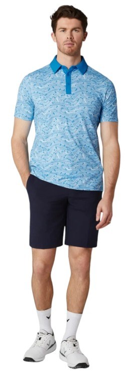 Callaway Hex Marble Herren Poloshirt, brilliant blue