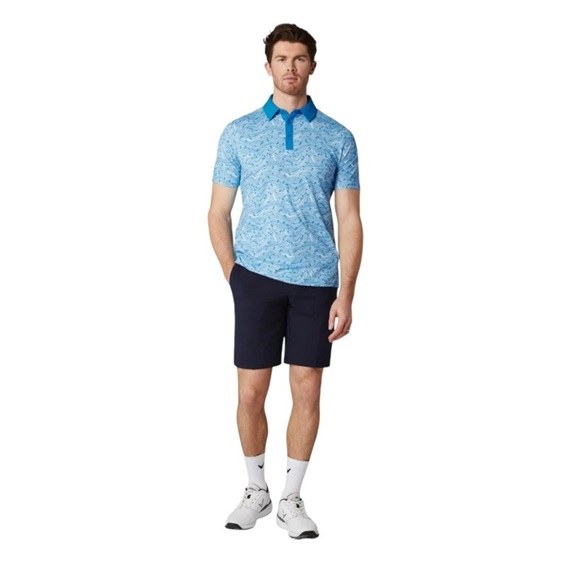 Callaway Hex Marble Herren Poloshirt, brilliant blue