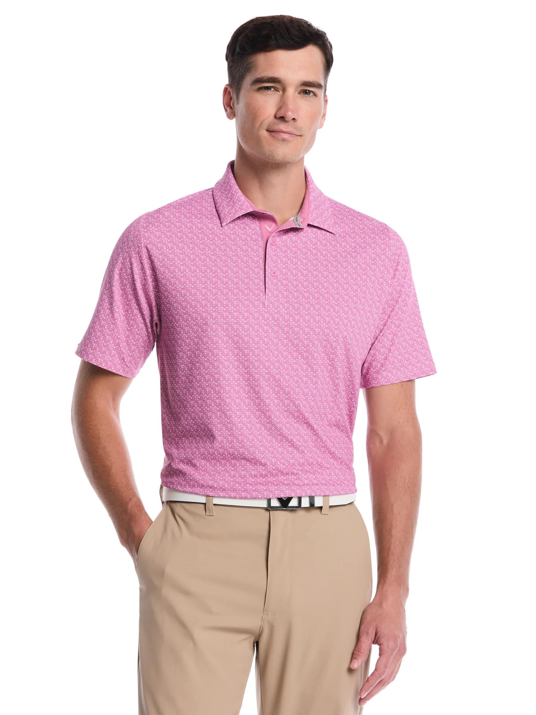 Callaway Timeless Chev Herren Poloshirt, rose bouquet