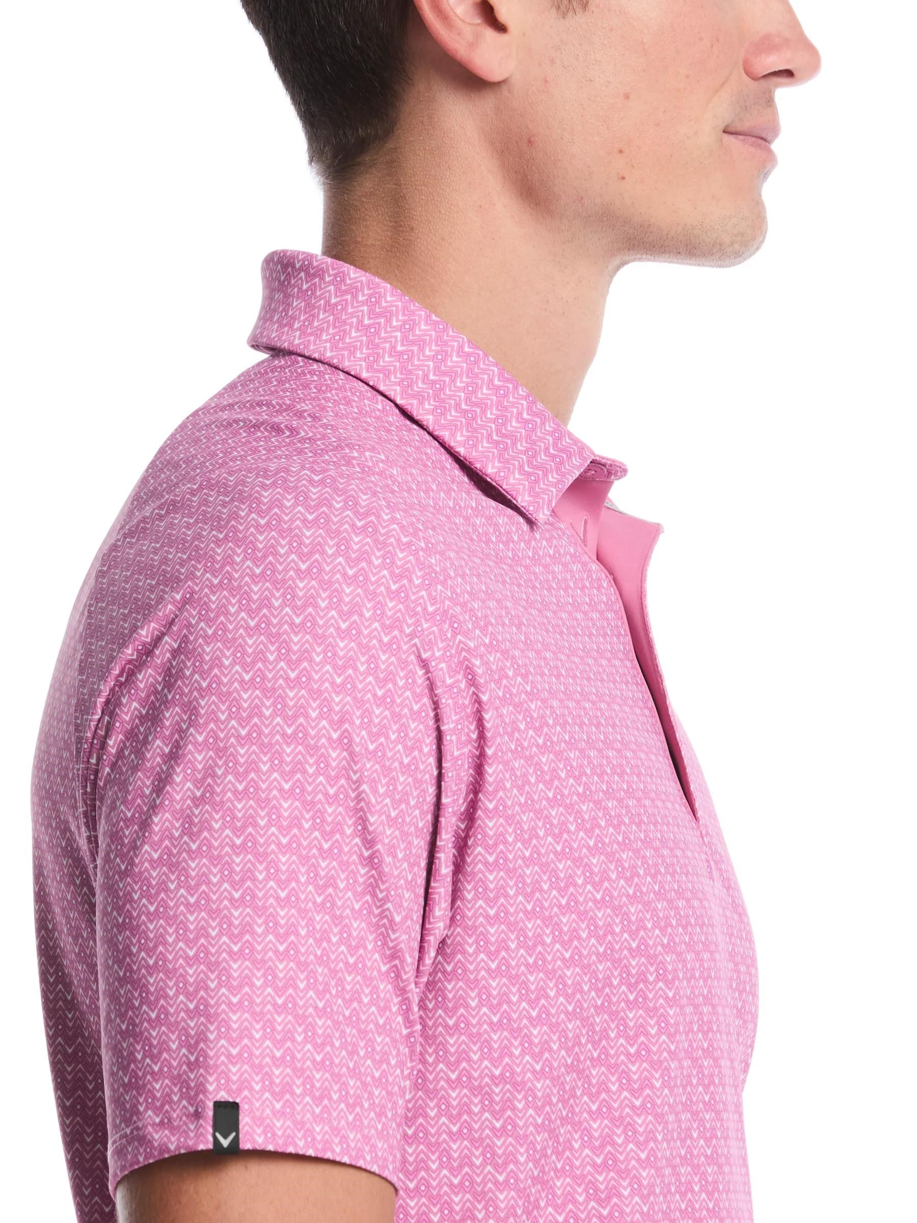 Callaway Timeless Chev Herren Poloshirt, rose bouquet