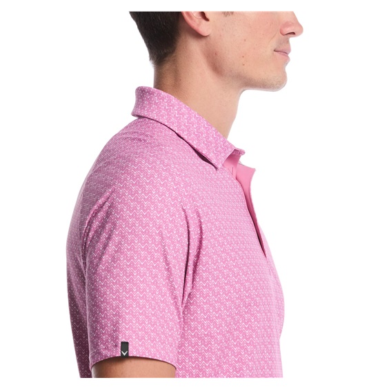 Callaway Timeless Chev Herren Poloshirt, rose bouquet