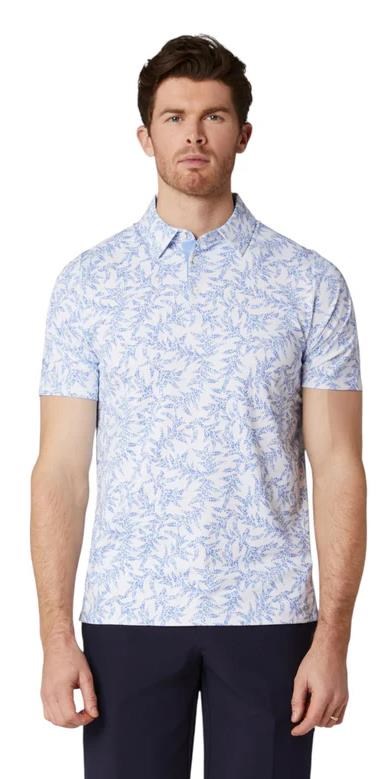 Callaway Chev Botanical Herren Poloshirt, vista blau