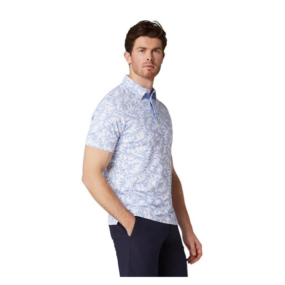 Callaway Chev Botanical Herren Poloshirt, vista blau