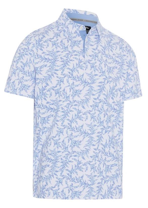 Callaway Chev Botanical Herren Poloshirt, vista blau