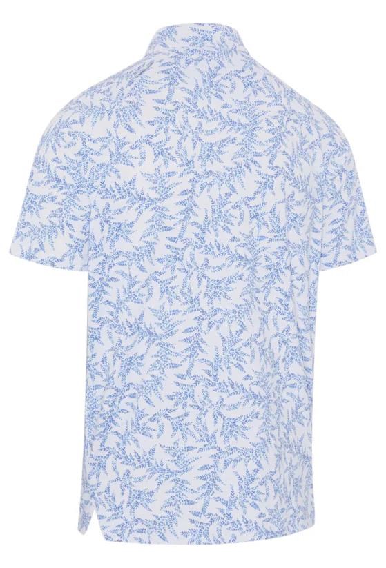 Callaway Chev Botanical Herren Poloshirt, vista blau