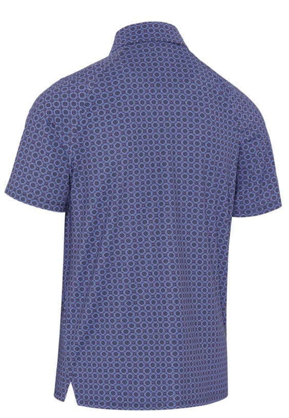 Callaway Club Print Herren Poloshirt, peacoat