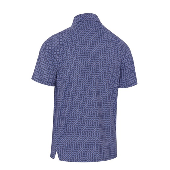Callaway Club Print Herren Poloshirt, peacoat