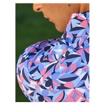 Callaway Dogwood Floral Geo Herren Poloshirt, vista blau