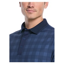 Callaway ChevPlaid Print Herren Poloshirt, dunkelblau