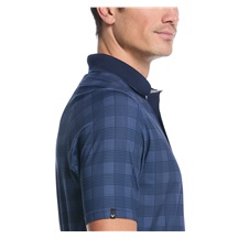 Callaway ChevPlaid Print Herren Poloshirt, dunkelblau