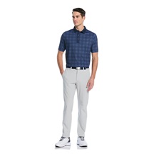 Callaway ChevPlaid Print Herren Poloshirt, dunkelblau