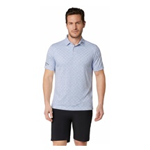 Callaway Foulard Printed Herren Poloshirt, vista blau