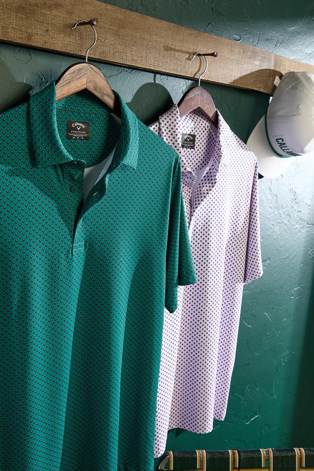Callaway Trademark Golf Printed Herren Poloshirt, galapagos green