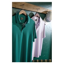 Callaway Trademark Golf Printed Herren Poloshirt, galapagos green