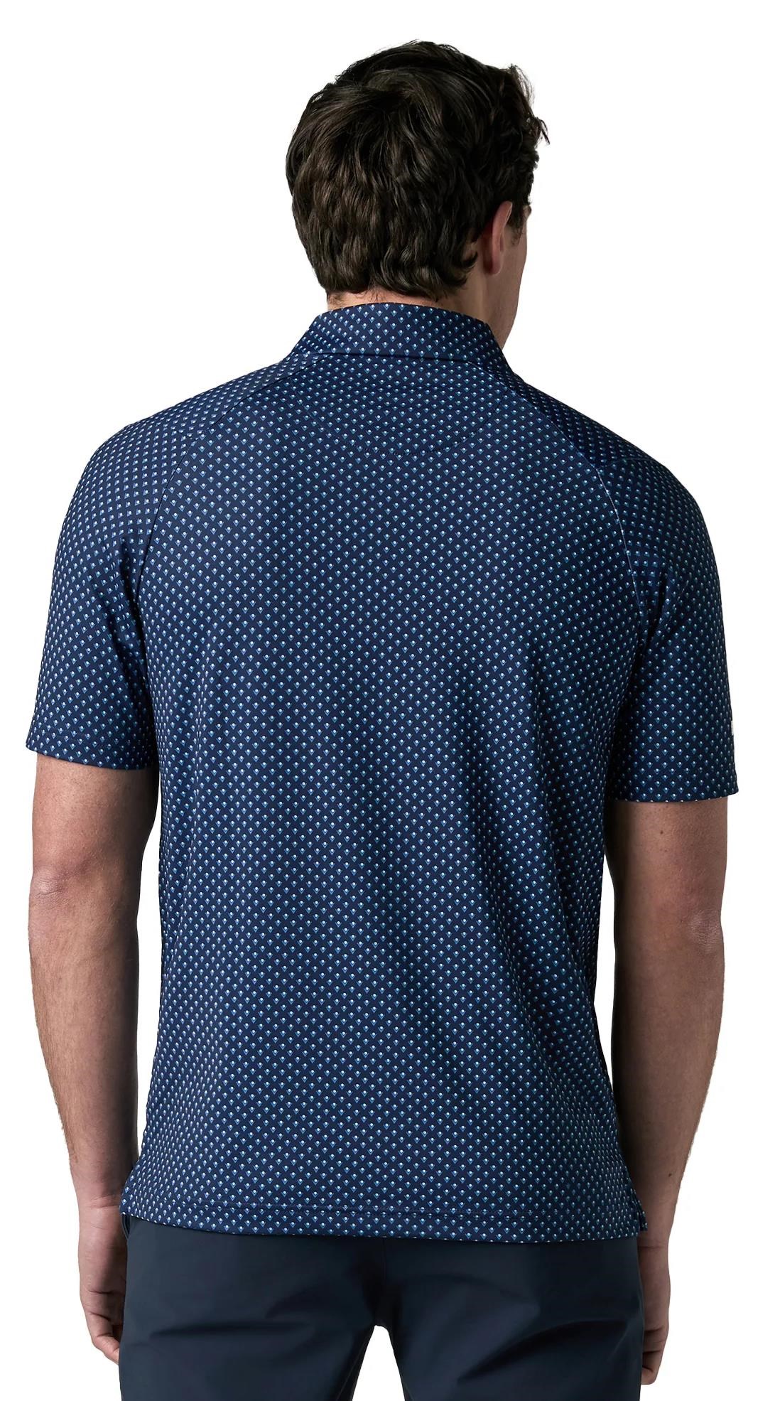 Callaway Trademark Golf Printed Herren Poloshirt, peacoat