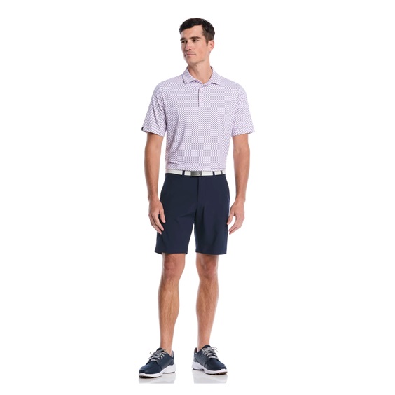 Callaway Trademark Golf Printed Herren Poloshirt, pink tulle