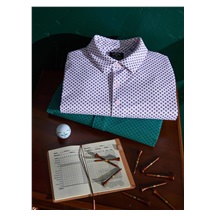 Callaway Trademark Golf Printed Herren Poloshirt, pink tulle