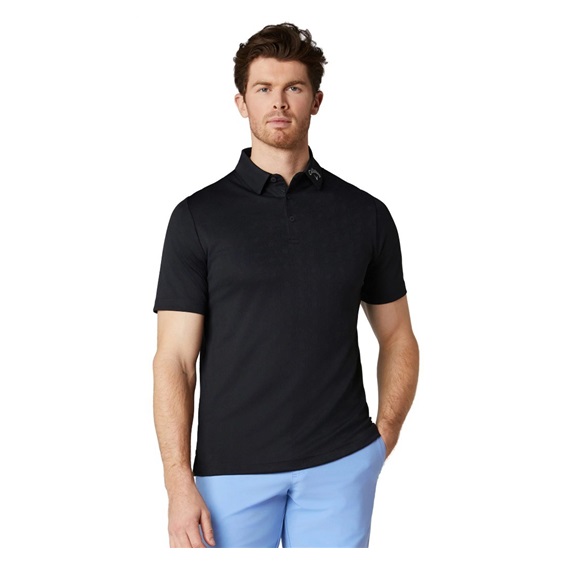 Callaway Odyssey Ventilated Jacquard Herren Poloshirt, caviar