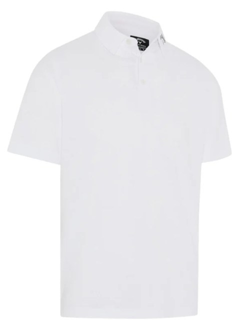 Callaway Odyssey Ventilated Jacquard Herren Poloshirt, weiss